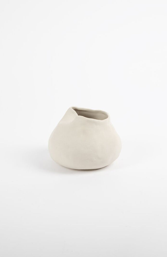 Vase Gaia White Med 13x9cm - Papaya main image 0