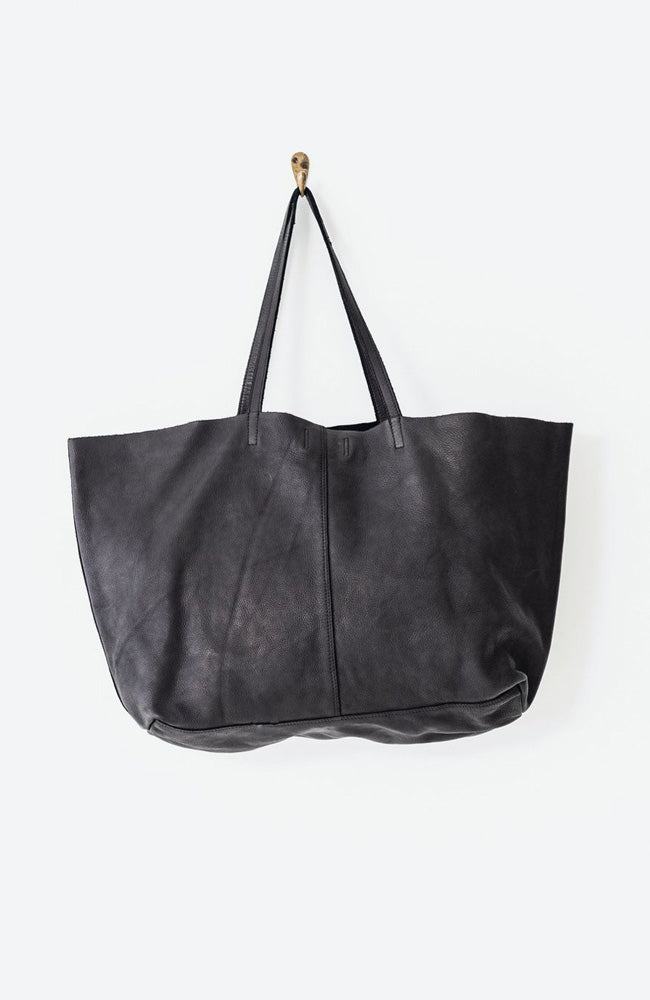 Unlined discount leather tote