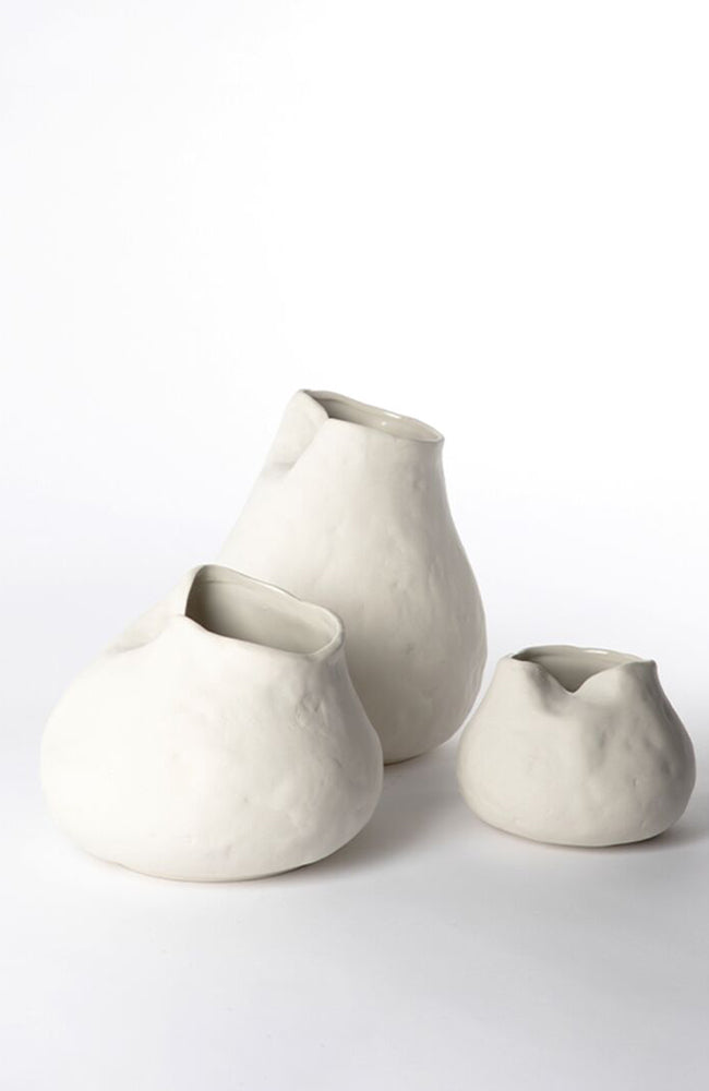 Vase Gaia Black Tall 15x20cm - Papaya