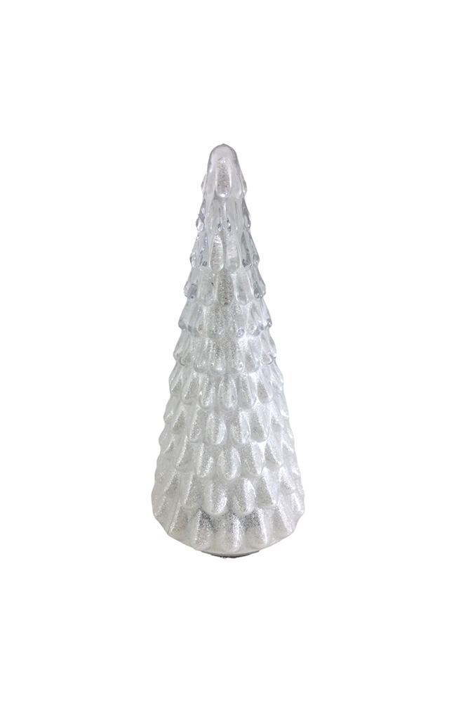 White Glass Tree 33cm