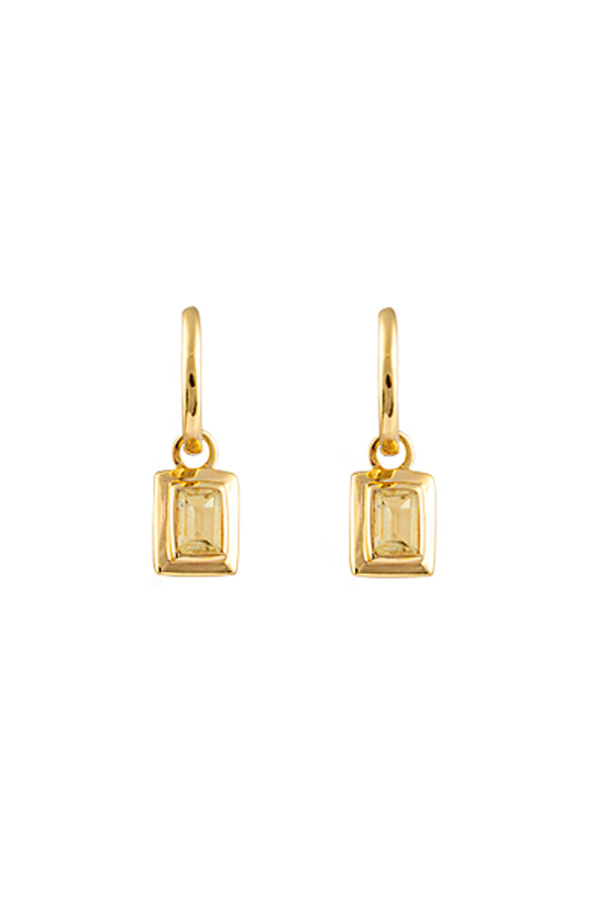 Sicily Earrings - Citrine