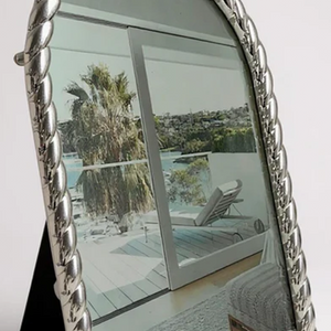 Silver Twist Braid Arch Frame 4x6