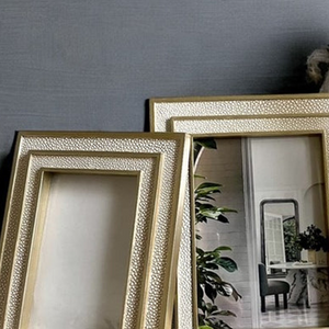 Shagreen Cream & Gold Frame - 5x7"