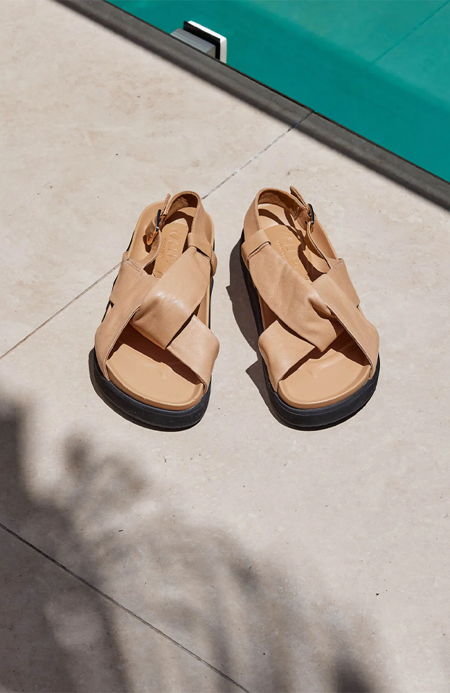 Mya Sandal - Biscuit