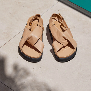 Mya Sandal - Biscuit