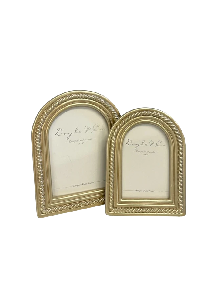 Arch Rope Gold Frame 4x6