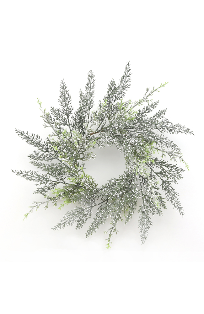 Green Cedar Wreath Small