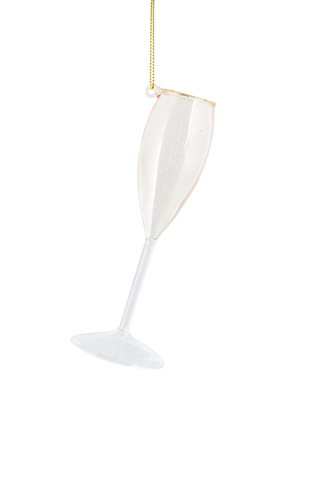 Glass Champagne Glass Decoration