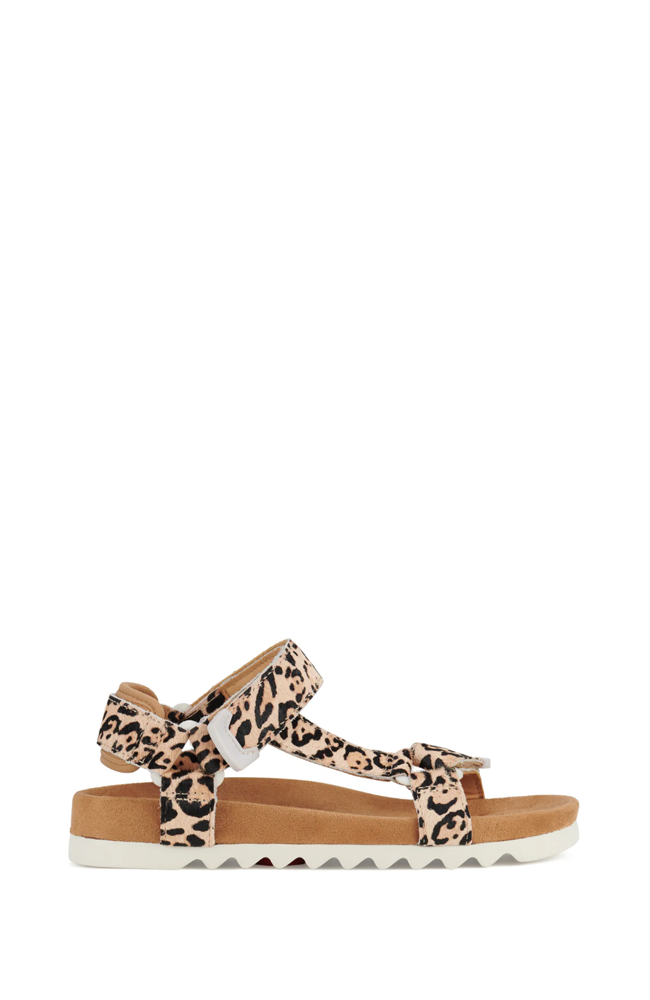 Sandal Tooth Wedge - Neutral Leopard