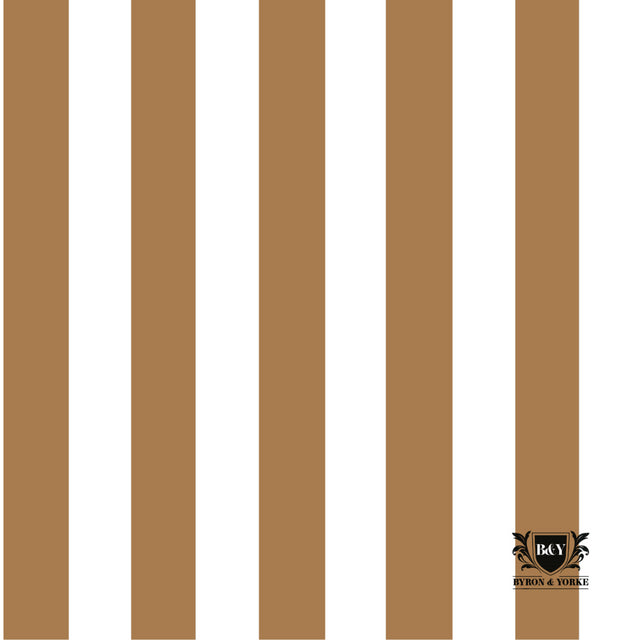 Gold Stripe Cocktail Napkin