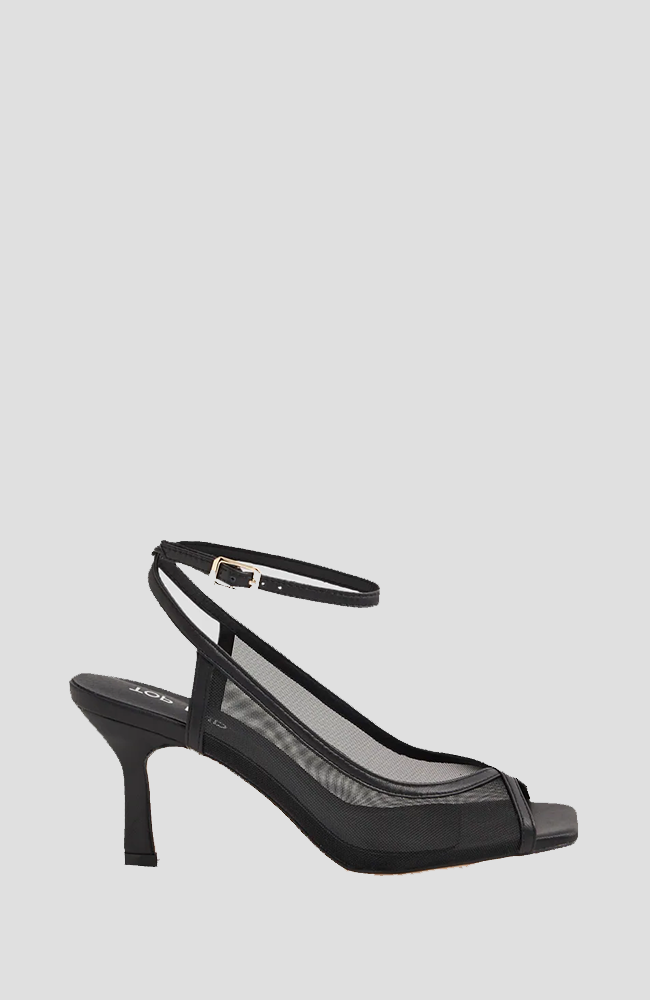 Lopra Mesh Heel - Black