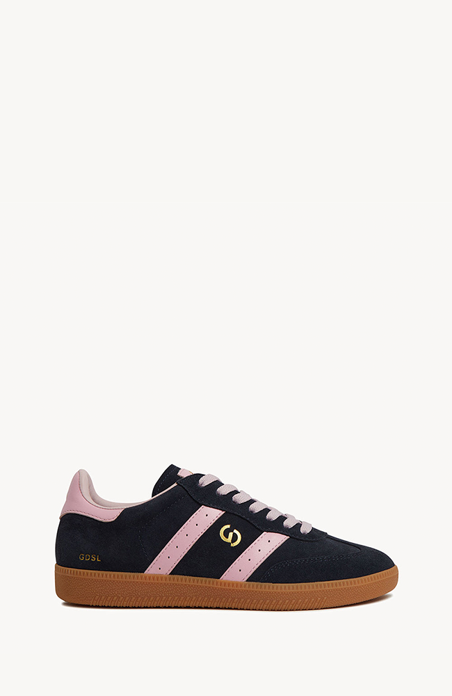 2001 Parallel - Navy Suede/Pink Leather