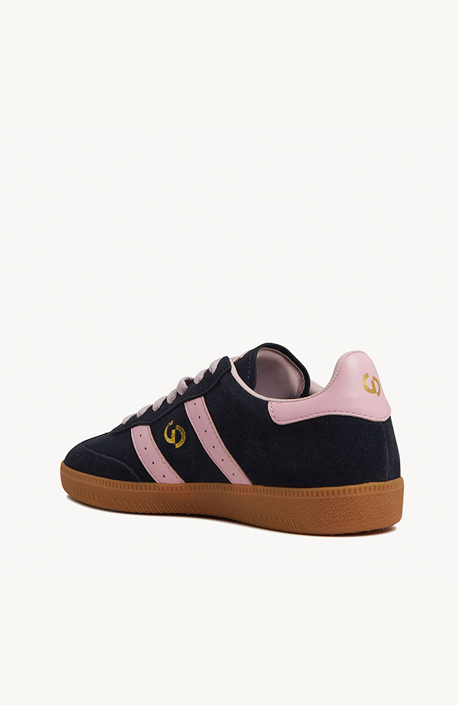 2001 Parallel - Navy Suede/Pink Leather