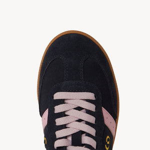 2001 Parallel - Navy Suede/Pink Leather