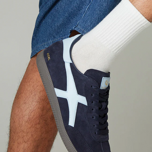 2001 Crossroads - Navy Suede/Sky Blue Leather