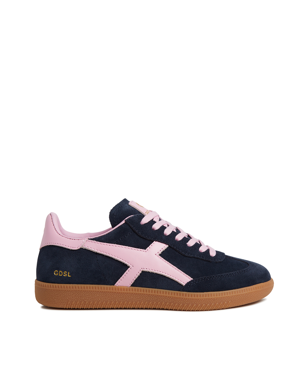 2001 Crossroads - Navy/Pink Suede