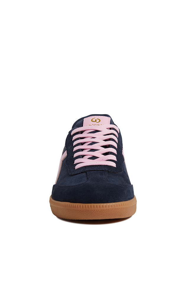 2001 Crossroads - Navy/Pink Suede