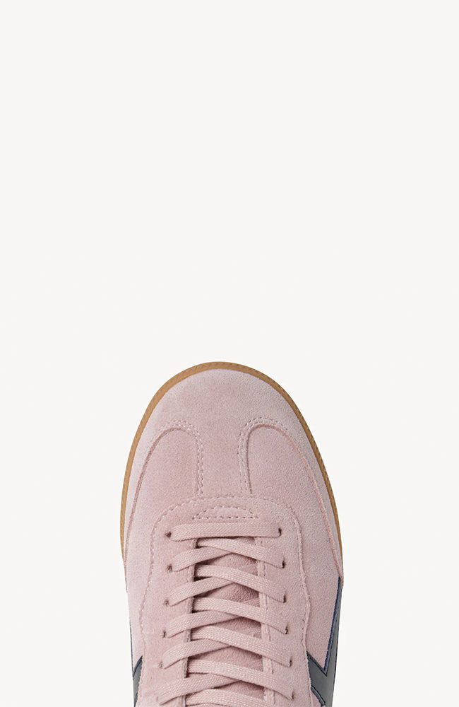 2001 Crossroads - Pink Suede/Navy Leather