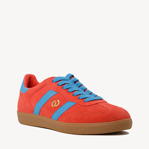 2001 Parallel -  Melon Red Soft Suede/Blue Leather
