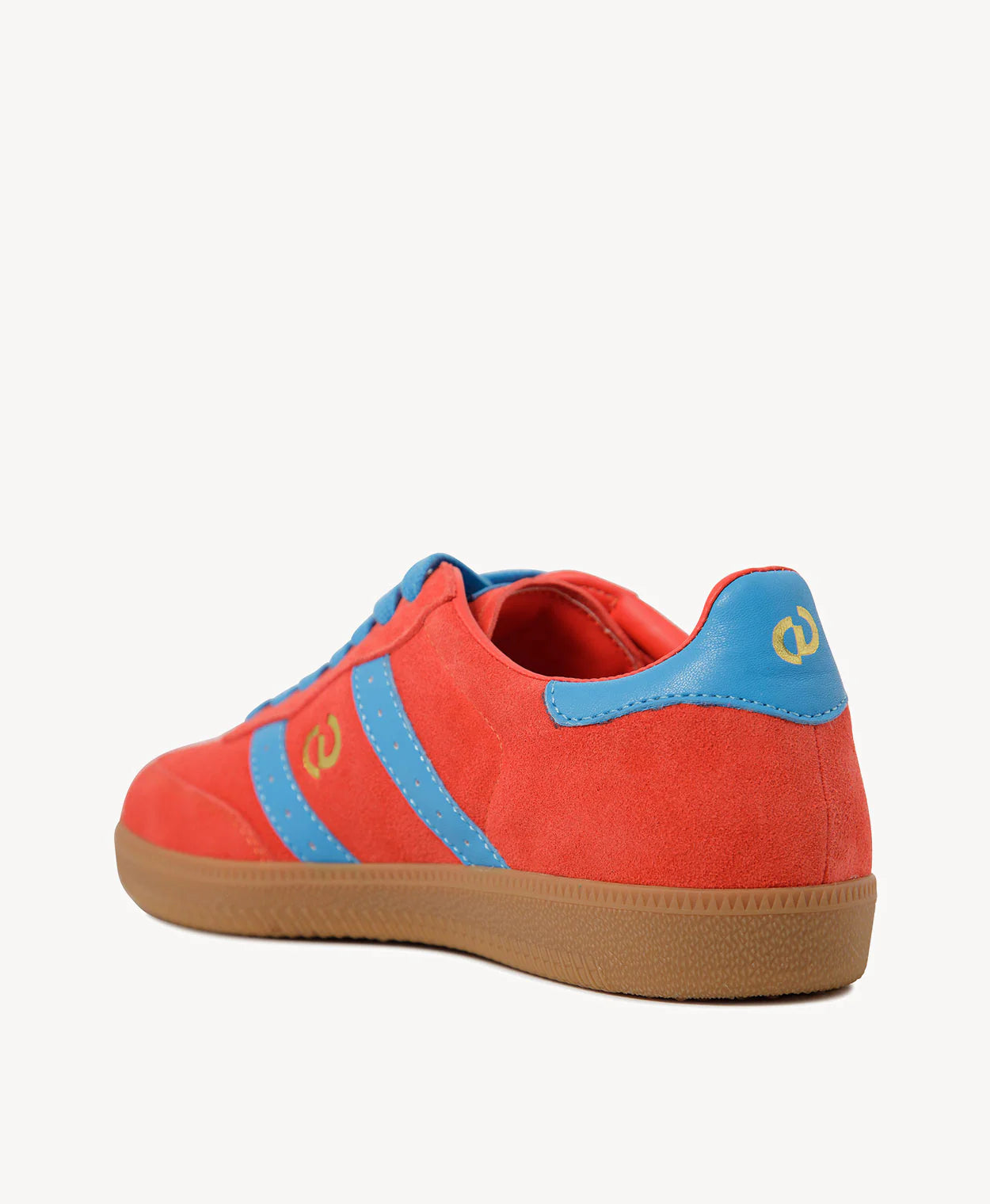 2001 Parallel -  Melon Red Soft Suede/Blue Leather