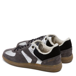 Sneakers - Sora Serraje/Lame Plata/Antracita/Negro
