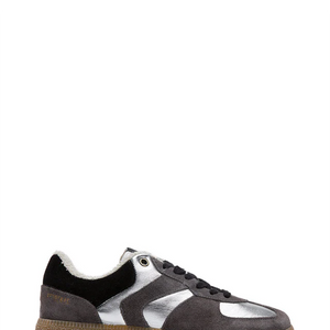 Sneakers - Sora Serraje/Lame Plata/Antracita/Negro