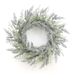 Green Cedar Wreath Large