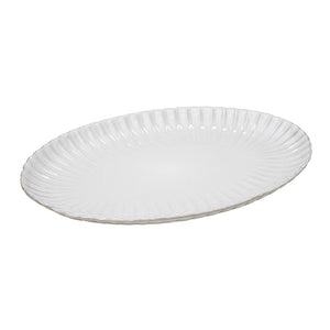 Marguerite Oval Platter White