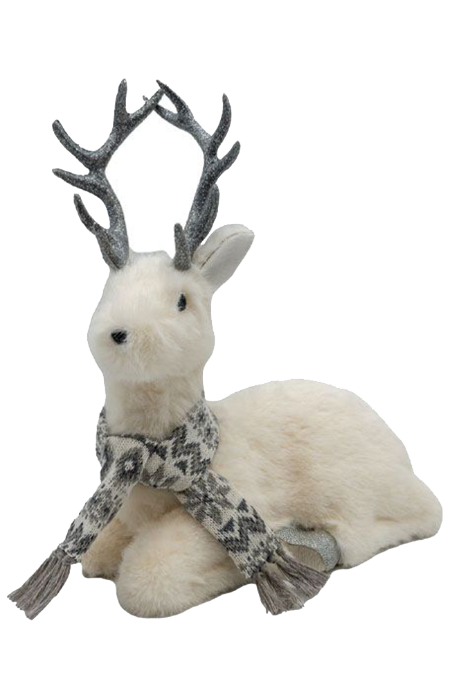 Hux Sitting Deer 35cm