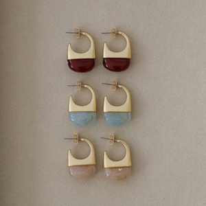 Poppy Earrings Red