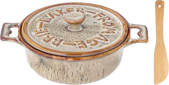 Aram Camembert Serving Pot w/Lid - Grey