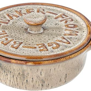 Aram Camembert Serving Pot w/Lid - Grey