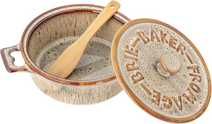 Aram Camembert Serving Pot w/Lid - Grey