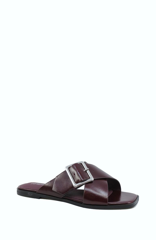 Seana Slide - Burgundy