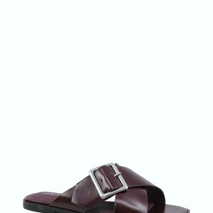 Seana Slide - Burgundy