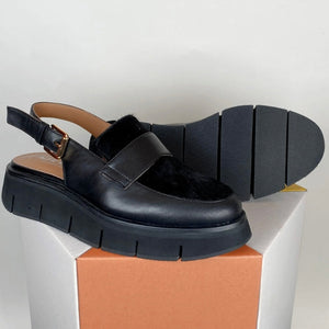 Boost Loafer - Black/Black Pony Leather