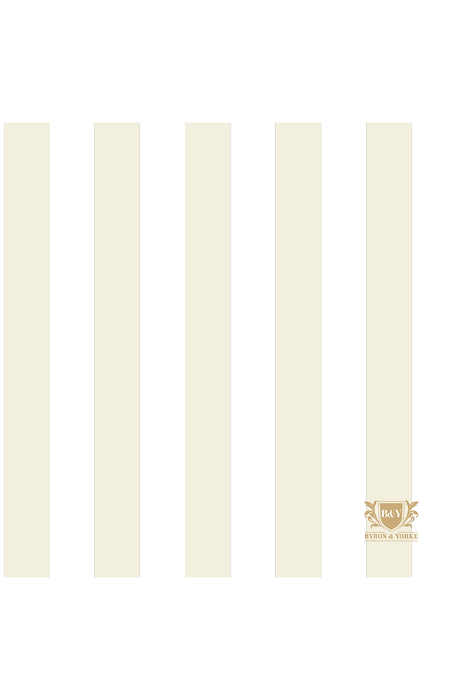 Beige Stripe Cocktail Napkin