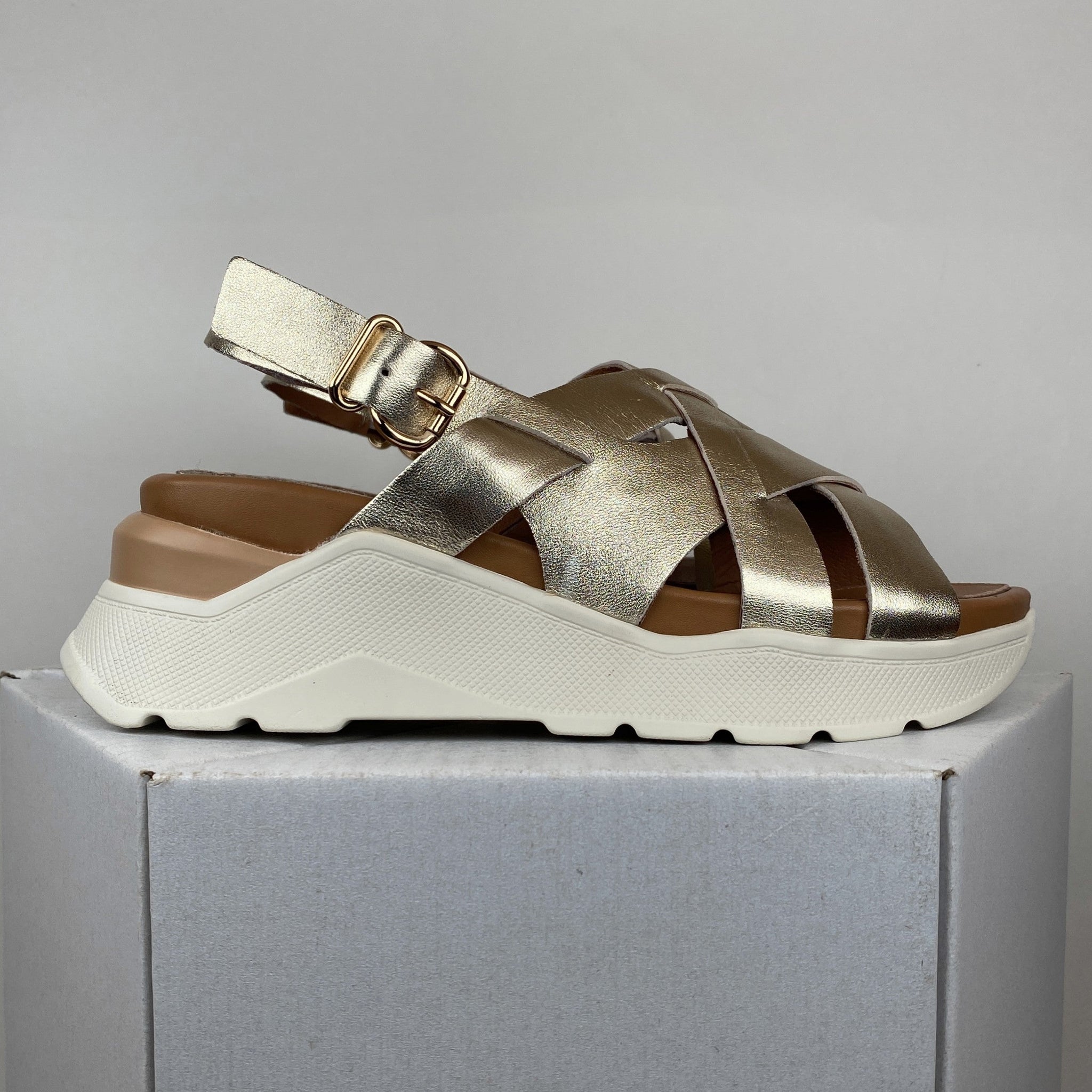 Budapest Sandal - Gold