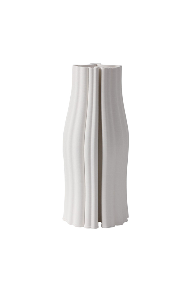 Jorgen Ceramic Bisque 3D Narrow Small Vase