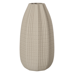 Momo Ceramic Taupe Bullet Vase Large