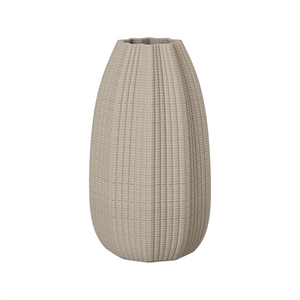 Momo Ceramic Taupe Bullet Vase Small