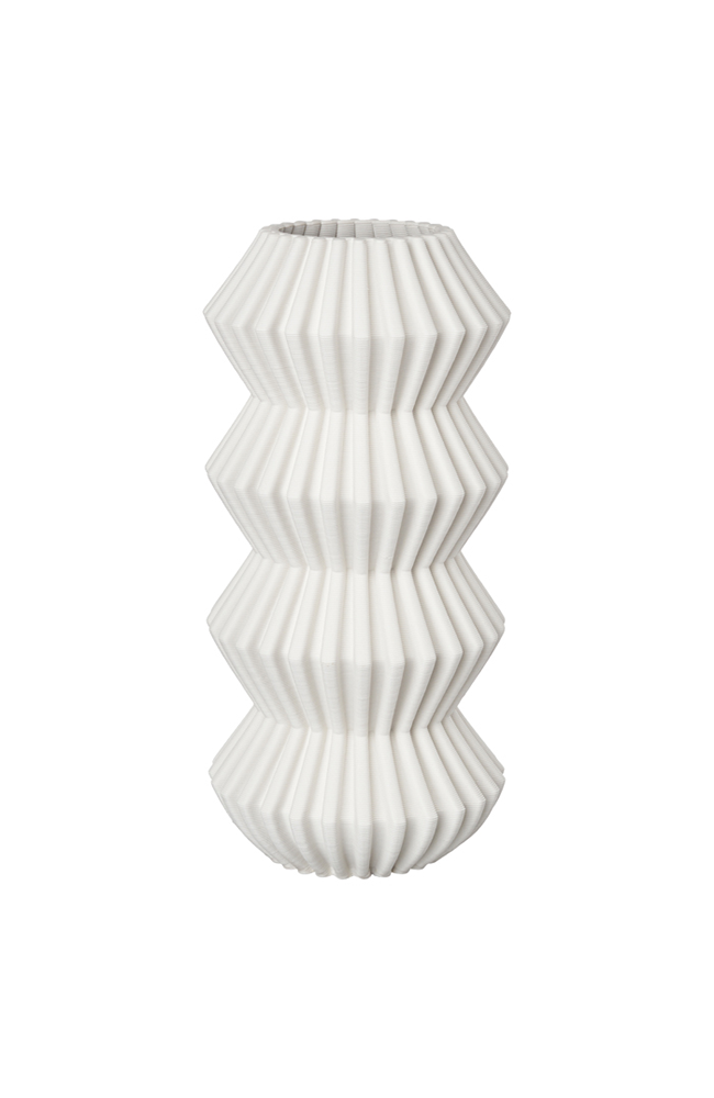 Odelle Ceramic Bisque Segment Vase Large