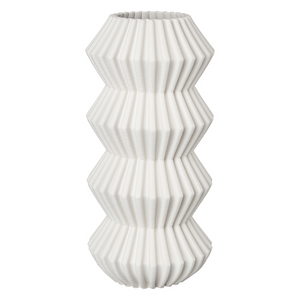 Odelle Ceramic Bisque Segment Vase Large