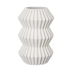 Odelle Ceramic Bisque Segment Vase Small