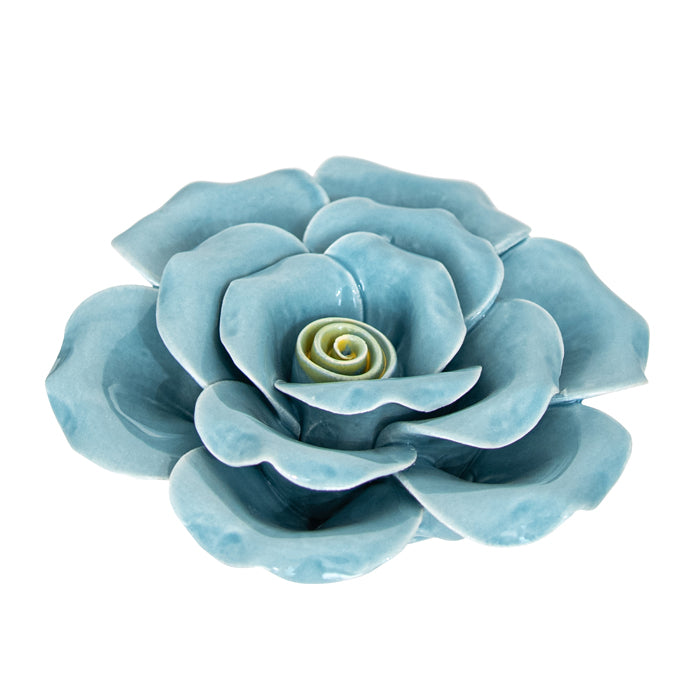 Spring Ceramic Rose Blue
