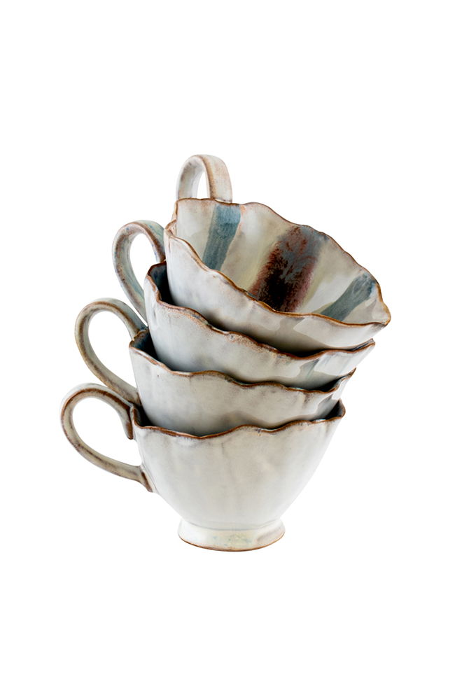 Yuki Stoneware Cup - Aqua