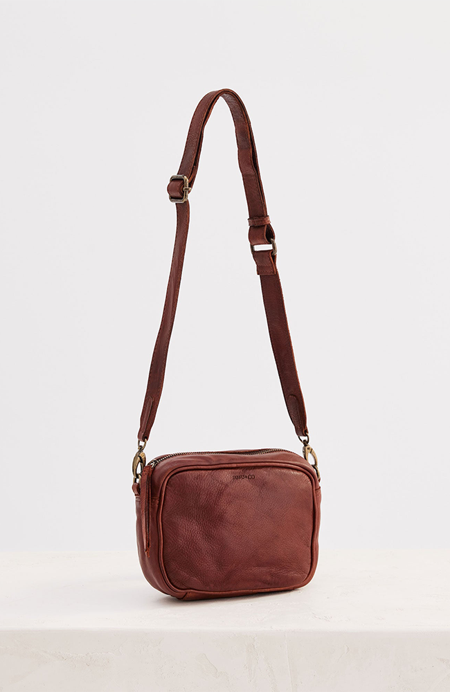 Camera Crossbody Bag - Cognac