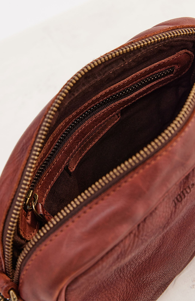 Camera Crossbody Bag - Cognac