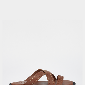 Capri Sandal - Cocoa/Gold