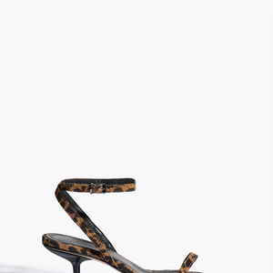 Leona Heel - Leopard Suede